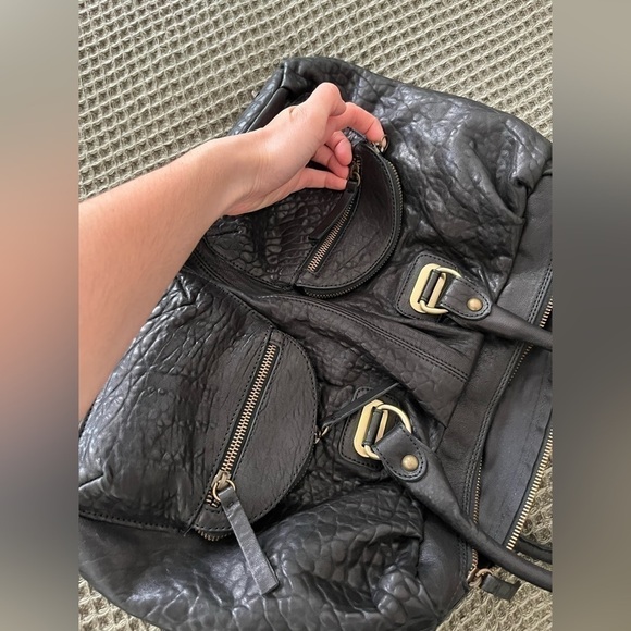 Sundance Catalog Italian Pebble Leather Aerin Doctor’s Bag Satchel Tote - Picture 3 of 6